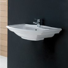 Washington 56cm Wall Mounted Ceramic Basin